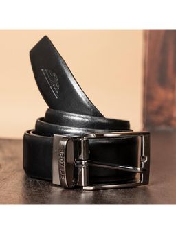 Red Tape - Textured Reversible Leather Belt for Men
