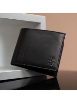 Red Tape - Genuine Leather RFID Black Wallet