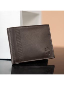 Red Tape - Genuine Leather RFID Brown Wallet