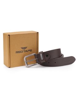 Red Tape - Men Brown Solid Formal Leather Belt