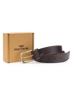 Red Tape - Men Brown Solid Casual Leather Belt