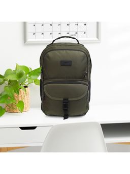 Red Tape - Green Polyester 26L Laptop Backpack