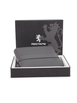 Red Tape - Mens Bifold Leather Wallet with Rfid Blocking