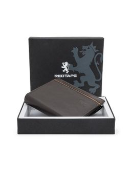 Red Tape - Mens Bifold Leather Wallet with Rfid Blocking