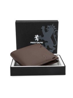 Red Tape - Bifold Leather Wallet with Rfid Protection