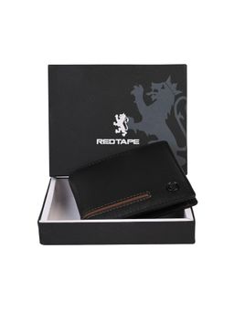 Red Tape - Metal Logo Embossed Bi-Fold Rfid Leather Wallet
