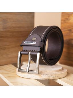 Red Tape - Brown Stylish Leather Belt For Men ()