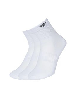 Red Tape - Men White Polyester Solid Socks