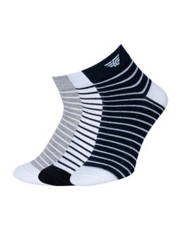 Red Tape - Men Multi-Color Cotton Stripes Socks