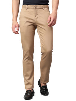 Cantabil - Khaki Stretchable Casual Trouser