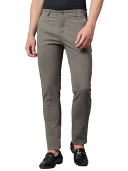 Cantabil - Olive Stretchable Casual Trouser