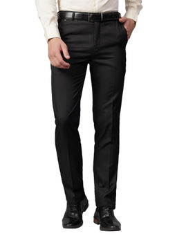 Cantabil - Black Stretchable Formal Trouser