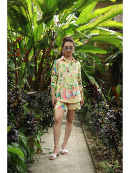 September Spring - Fiona Printed Shorts Set (Set of 2)