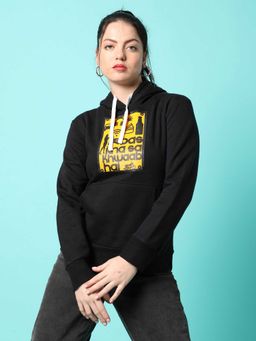 PINACOLADA - Womens Black Printed Sweatshirt