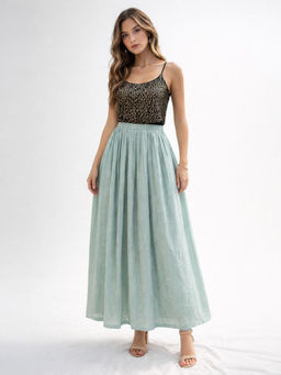 Scoup - Blue Long Skirt