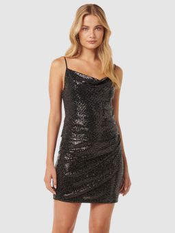 Forever New - Black Embellished Top