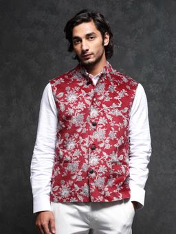 Rare Rabbit - Printed Velvet Bandi