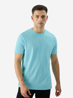The Souled Store - Originals Solids: Serene Sky Men T-Shirt