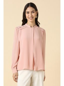 Allen Solly - Women Pink Solid Formal Top