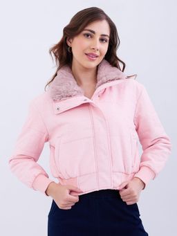 Spykar - Pink Regular Fit Casual Jackets For Women