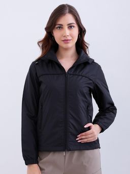 Spykar - Black Regular Fit Casual Jackets For Women