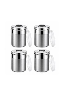 Culinex by thinKitchen - 4 Pcs x 100ml Salt and Pepper Shaker Set, Fine Spice Dispenser (Pack of 4)