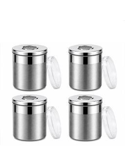 Culinex by thinKitchen - 4 Pcs x 120ml Salt and Pepper Shaker Set, Fine Spice Dispenser (Pack of 4)