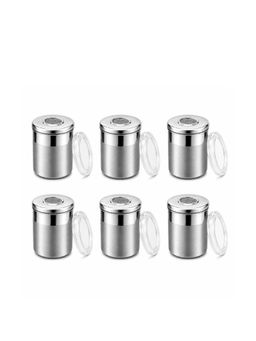 Culinex by thinKitchen - 6 Pcs x 120ml Salt and Pepper Shaker Set, Fine Spice Dispenser (Pack of 6)