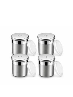 Culinex by thinKitchen - 4 Pcs x 120ml Mini Salt Dispenser Set, Dual Finish Shaker (Pack of 4)