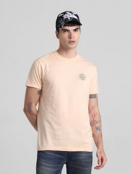 Jack & Jones - Peach Slim Fit T-Shirt