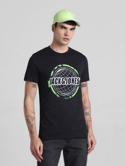Jack & Jones - Black Slim Fit T-Shirt