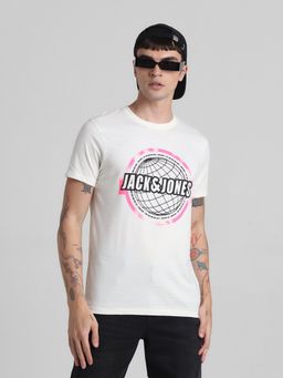 Jack & Jones - White Slim Fit T-Shirt
