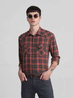 Jack & Jones - Red Regular Fit Shirt