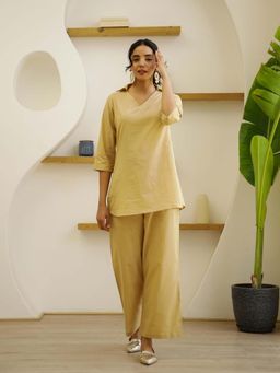 Mamicha - Mustard Zarrah Co-Ord Set