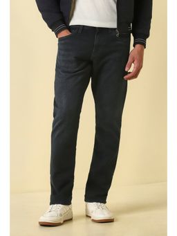 Allen Solly - Men Black Light Wash Jeans