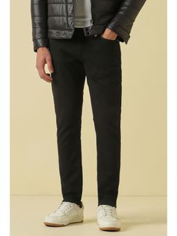 Allen Solly - Men Black Dark Wash Jeans