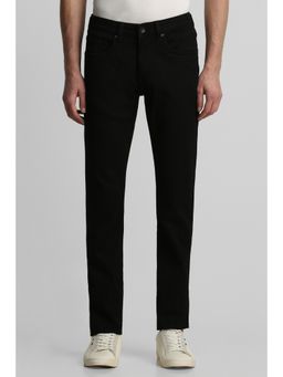 Louis Philippe - Men Black Dark Regular Fit Jeans
