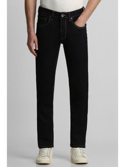 Louis Philippe - Men Black Dark Regular Fit Jeans