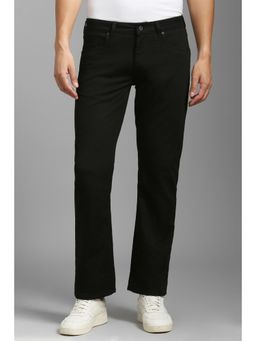 Louis Philippe - Men Black Dark Relaxed Fit Jeans