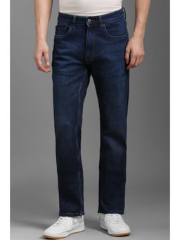 Louis Philippe - Men Navy Mid Regular Fit Jeans