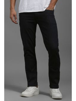 Louis Philippe - Men Black Dark Slim Fit Jeans