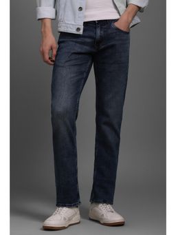 Louis Philippe - Men Navy Mid Slim Fit Jeans