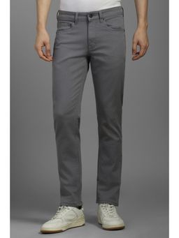 Louis Philippe - Men Grey Dark Slim Fit Jeans