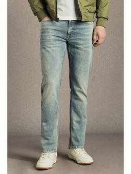 Louis Philippe - Men Light Blue Light Regular Fit Jeans