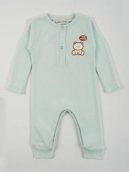 Earthy Tweens - Pastel Green Cotton Jersey Romper