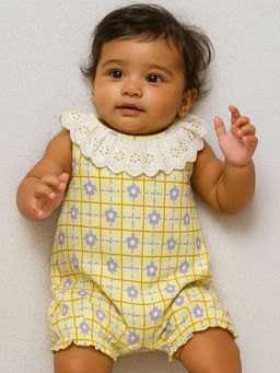 Somersault - Blossom Printed Cotton Romper