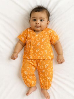 Somersault - Tangy Twist Wrap Around Cotton Jhabla and Pant