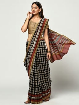 Fabindia - Cotton Silk Printed Sari