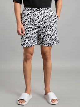 Bewakoof - Official Disney Men's White All Over Printed Boxers