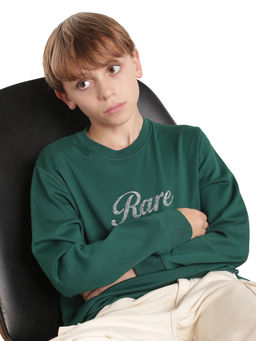 RARE ONES - Boys Green Cotton Blend T-shirt